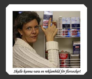 Jag gör reklam för florsocker